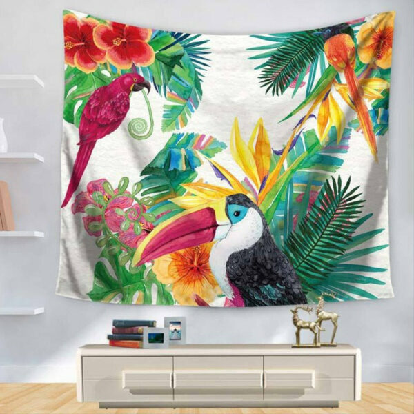 Tenture murale vegetale monstera pelican