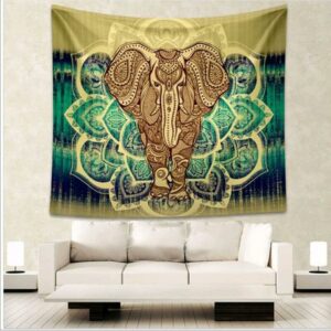 Tenture Murale Éléphant Indien