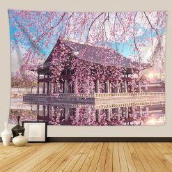Tenture Murale Floraison des Cerisiers Japon Sakura
