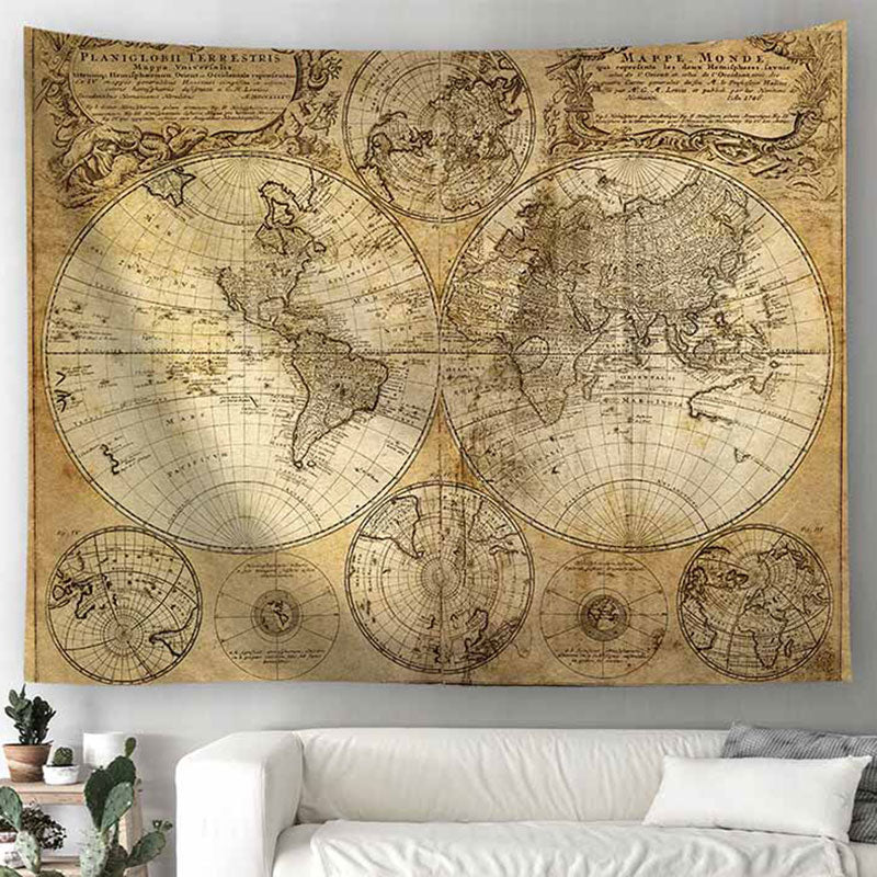 Magnifique Tenture murale Mappemonde Carte du monde !