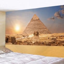 Tenture photographique Sphinx et Pyramide