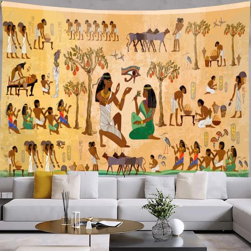 Murale Egypte Tenture dans la campagne égyptienne
