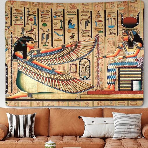 Murale Egypte Tenture papyrus Isis