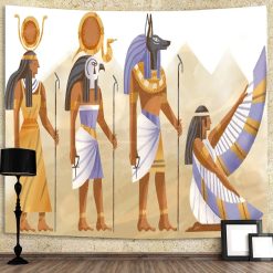 Tenture murale Tenture ocre Anubis