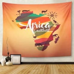 Tenture Murale le continent africain