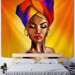 Tenture Murale Beauté Femme Africaine