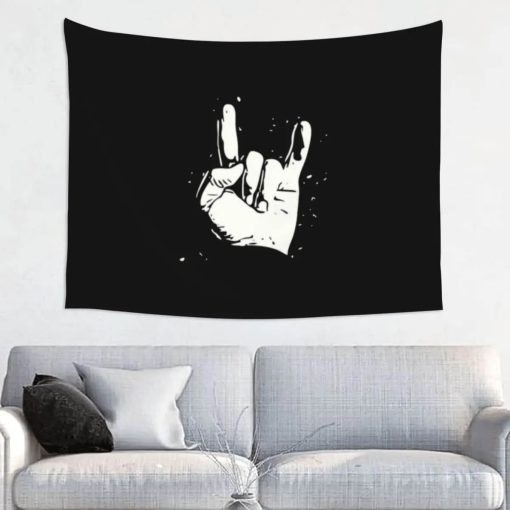 Tenture Murale Design Horn Heavy Metal - 95x73 cm