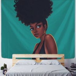 Tenture Murale Magnifique Femme Afro Américaine