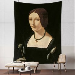 Tenture Murale Portrait d'une Dame - Tableau de Giovanni Antonio Boltraffio