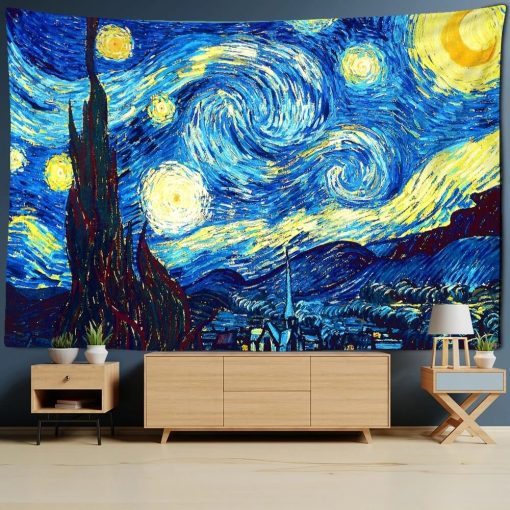 Tenture Murale Vincent Van Gogh - La Nuit étoilée