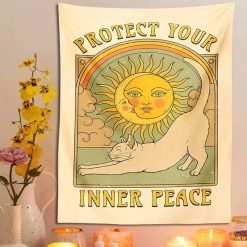 Tenture Murale Astrologie Chat - Protect Your Inner Peace