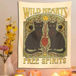 Tenture Murale Astrologie Chat - Wild Hearts Free Spirits