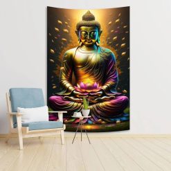 Tenture Murale Bouddha - Illumination Divine