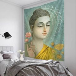 Tenture Murale Bouddha - Sérénité du Lotus Spirituel