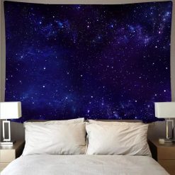 Tenture Murale Paysage Galaxie Étoilée