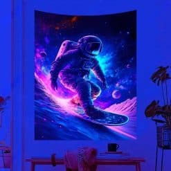 Tenture Murale UV Galactic Surf