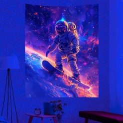 Tenture Murale UV Voyageur des Étoiles