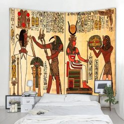 Tapisserie Murale Divinités du Nil - Offrandes et Rituels