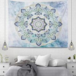 Tenture Murale Mandala Brise de Jade