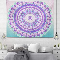 Tenture Murale Mandala Harmonie Aquatique