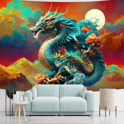 Tenture murale Japon - Dragon Céleste de la Sérénité