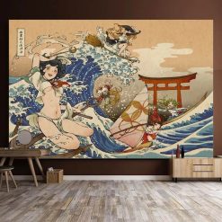 Tenture murale Japon - Vague Manga Épique