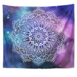 Tenture Mandala Cosmos Lumineux