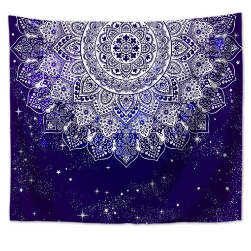 Tenture Mandala Galaxie Étoilée