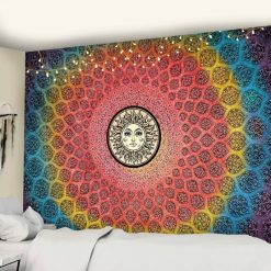 Tenture Mandala Soleil Cosmique