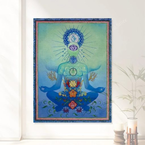 Belle Tenture Murale Zen Éveil des Chakras