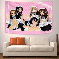 Tenture Murale Japonaise - K-On! en Tenue de Maid