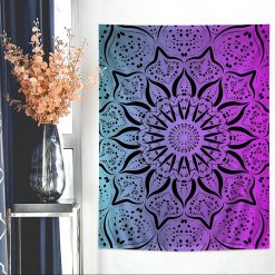 Tenture Murale Mandala Ombres Mystiques