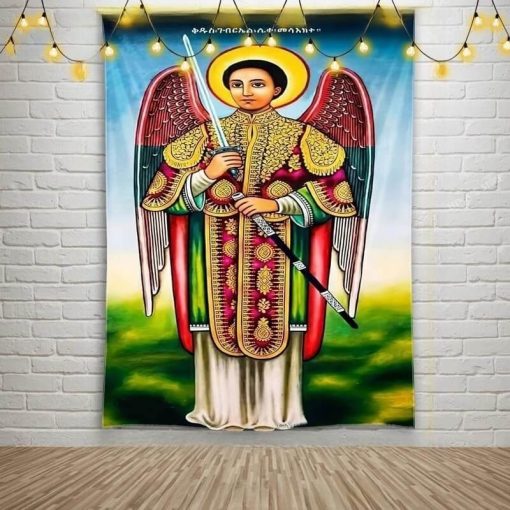 Tenture Murale Orthodoxe Gardien Céleste