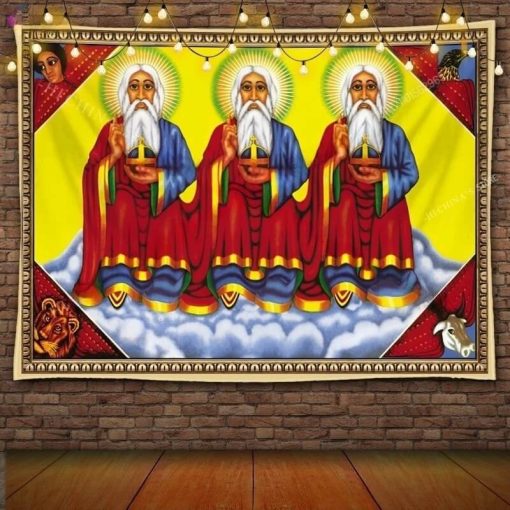 Tenture Murale Orthodoxe Trinité Céleste