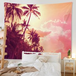 Tenture Murale Paysage - Coucher de Soleil Tropical