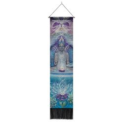 Tenture Murale Zen Méditation Aquatique 32.5x130cm