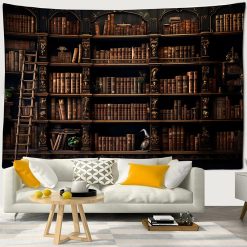 Tenture Murale Bibliothèque Loft du Lecteur