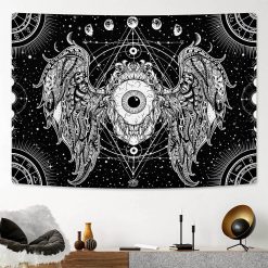 Tenture Murale Hippie Ailes d'Ange Oculus Astral