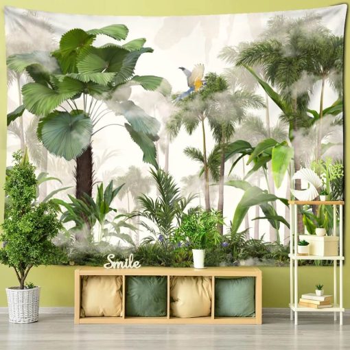 Tenture Murale Nature Jardin Secret Tropical