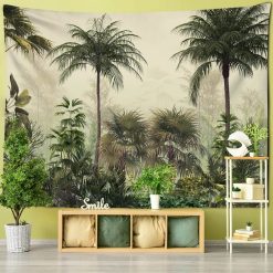 Tenture Murale Nature Lueur Tropicale Matinale