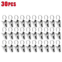 Lot de 30 clips pour tenture murale