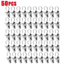 Lot de 50 clips pour tenture murale