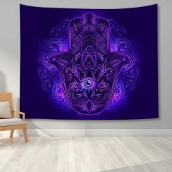 Tenture Bouddha Yoga Main Spirituelle de Protection