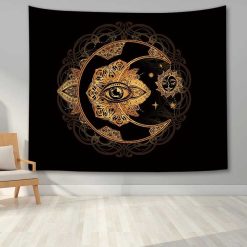 Tenture Bouddha Yoga Oeil Cosmique de la Lune
