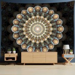 Tenture Murale Mandala Harmonie Éthérée