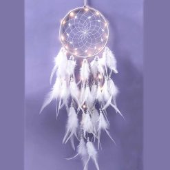 Model 2 Attrape-Rêves 'Plumes Enchantées' - classique ou lumineux