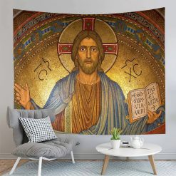 Tenture Murale Art Chrétien "Éclat de la Vérité Divine"