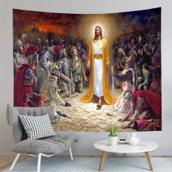 Tenture Murale Art Chrétien "Triomphe de la Paix"