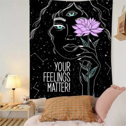 Tenture Murale Bohème "Fleur des Sentiments"