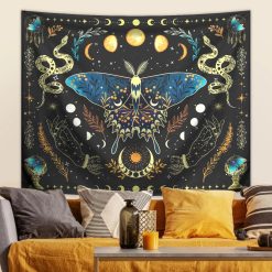 Tenture Murale Bohème Symphonie Lunaire Mystique